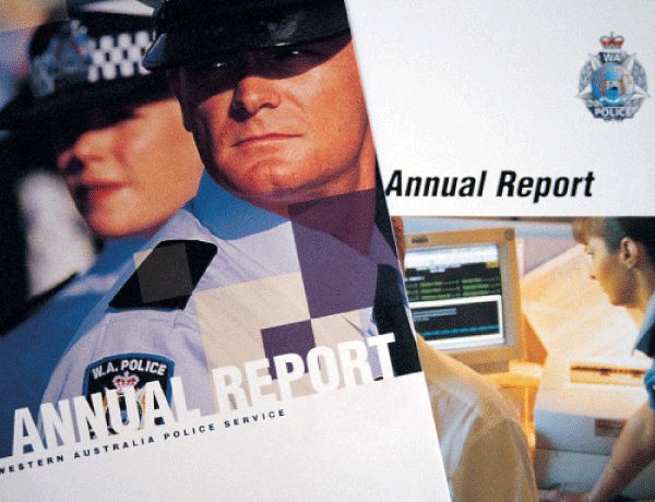 WA Police Annual Report Design Perth