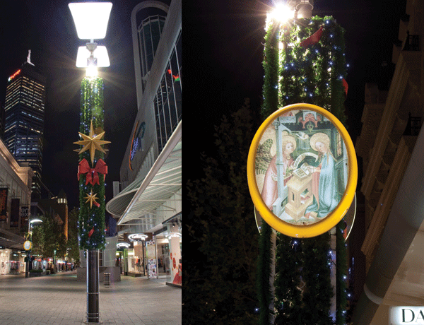 Poles Christmas Decoration Design