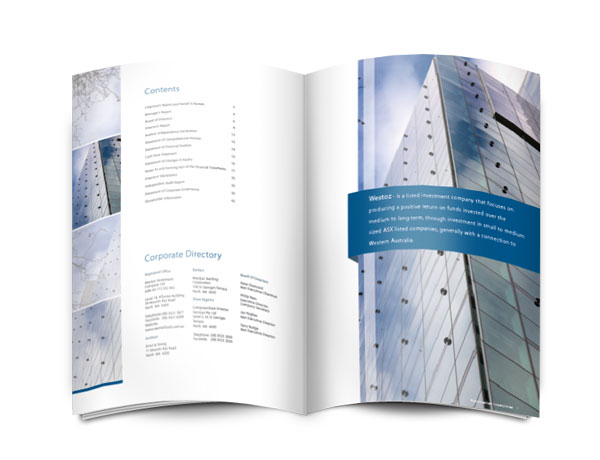 Westoz Annual Report Design Perth