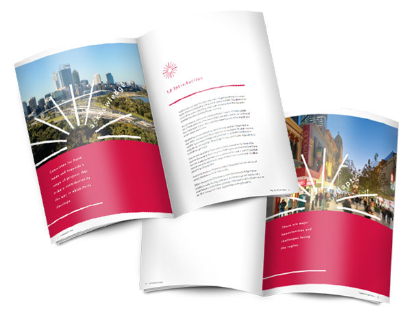 Committee for Perth Annual Report Design Perth