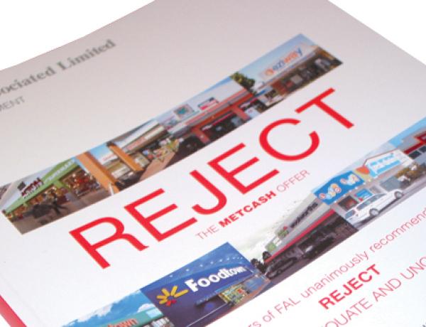 FAL Target Statement Report Design Perth