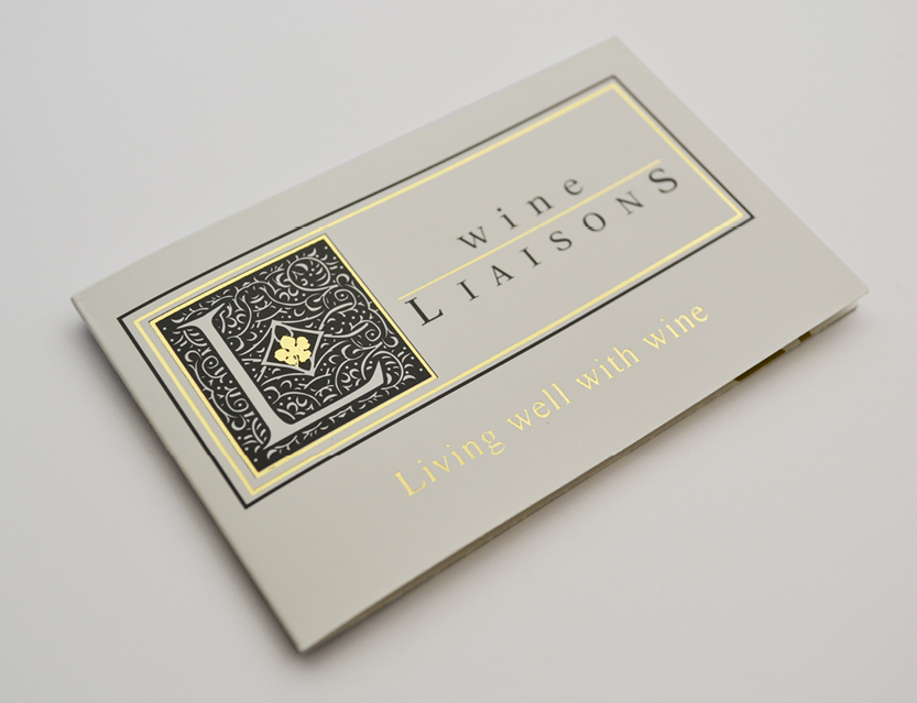 Wine Liaisons Business Card Design Perth