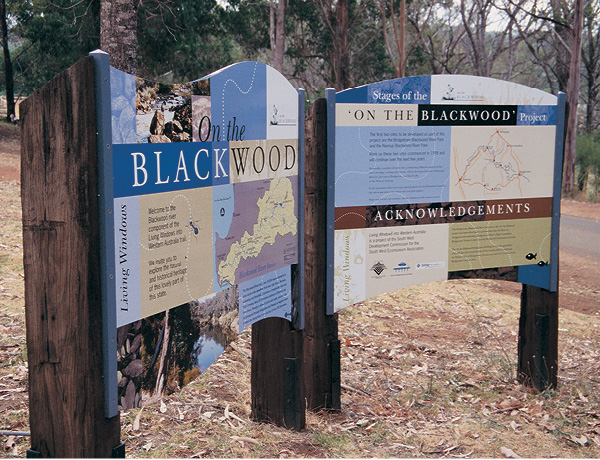 Nannup Blackwood River Signage Display