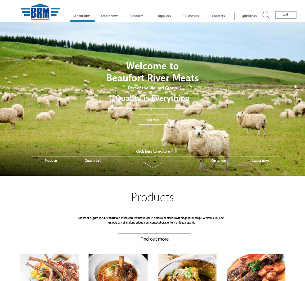 Beaufort River Meats Website Design Example Perth